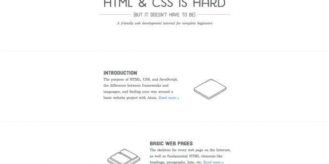 HTML & CSS IS HARD. BUT IT DOESN’T HAVE TO BE.