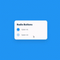 RADIO BUTTONS INTERACTION