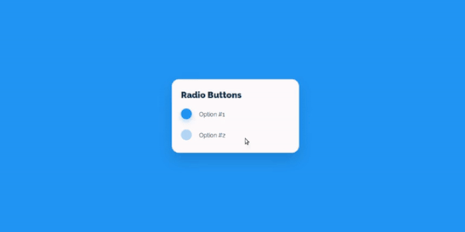 RADIO BUTTONS INTERACTION