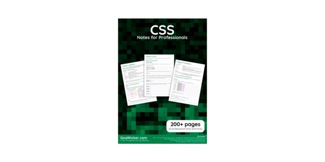 CSS NOTES FOR PROFESSIONALS