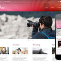 Axisfoto a photo gallery Mobile Website Template