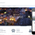 Travel Expert a travel guide Mobile Website Template
