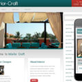 Interior Craft interior architects Mobile Website Template