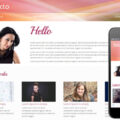 Introducto personal portfolio web and Mobile Website Template