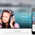 Elive personal portfolio web and Mobile Website Template