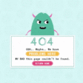 404 PAGE – CSS CHARACTER