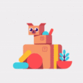 CSS BOX DOG ANIMATION