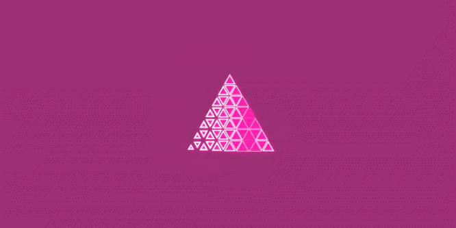 PURE CSS ANIMATED TRIANGLE GRID