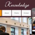 Knowledge Education Mobile Website Template
