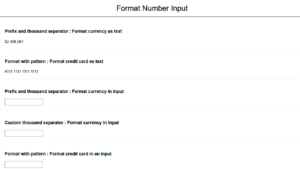 REACT NUMBER FORMAT