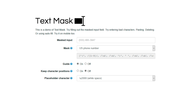 TEXT MASK