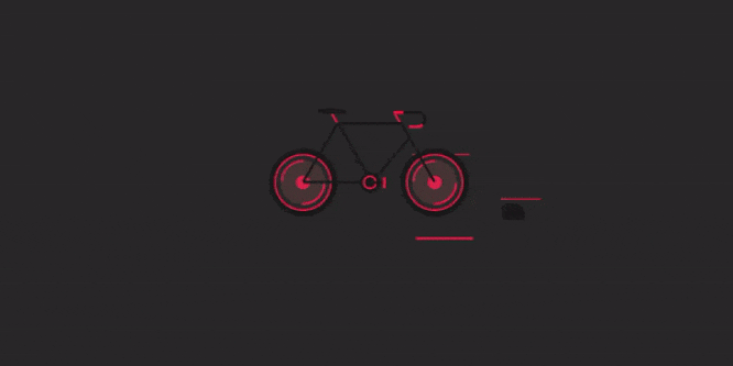 CSS ILLUSTRATION – BICYCLE
