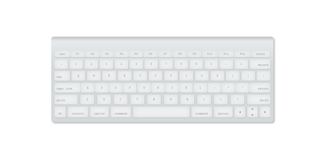 CSS-ONLY MAC KEYBOARD
