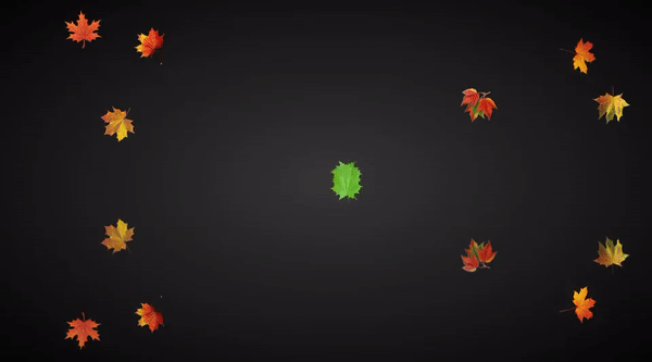FALLING LEAVES CSS ANIMATION