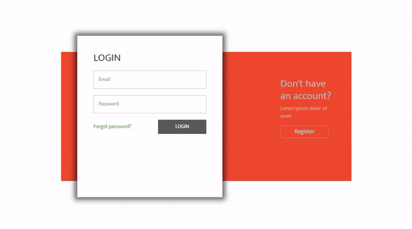 ANIMATED SIGNIN AND SIGNUP PANEL