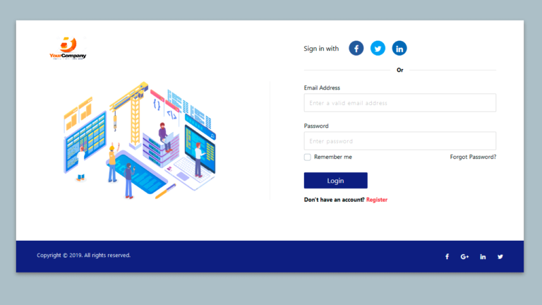 Bootstrap 4 Login Form 20 By Colorlib Free Html Login Form 2023 Riset