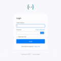 BOOTSTRAP 4 LOGIN PAGE TEMPLATE