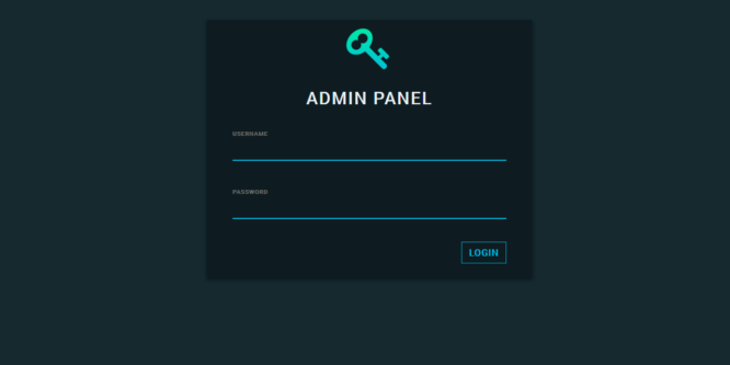 BOOTSTRAP LOGIN PAGE