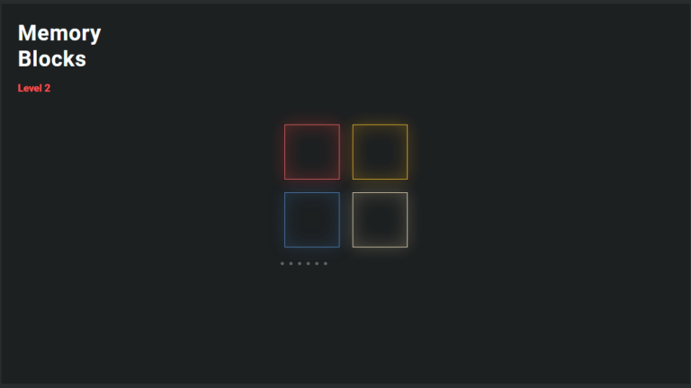 MEMORY GAME