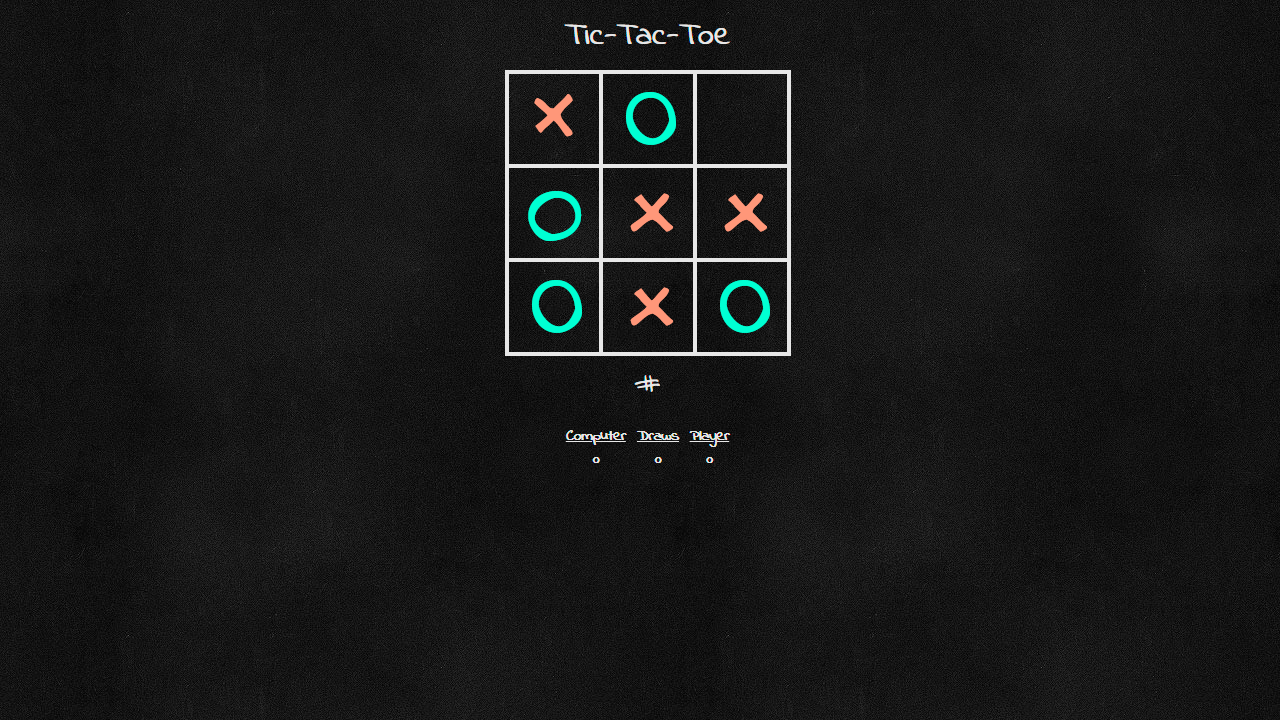 TIC TAC TOE – Javascript