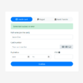 BOOTSTRAP CREDIT CARD FORM