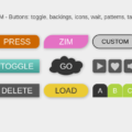 EASY BUTTONS FOR THE CANVAS WITH ZIMJS