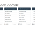SIMPLE PRICING TABLES