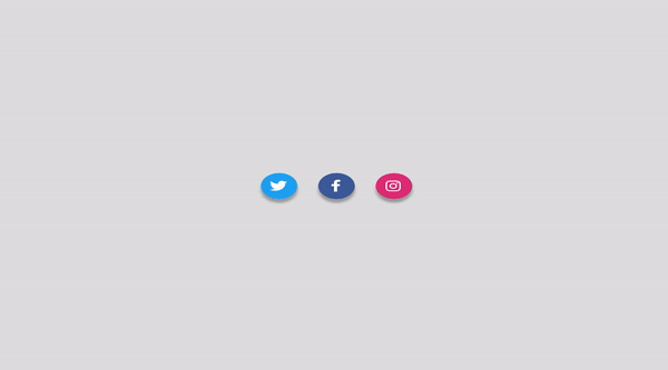 SOCIAL MEDIA BUTTONS HOVER EFFECT