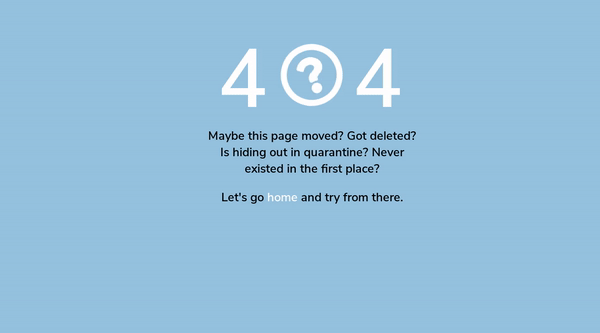 SIMPLE 404 PAGE