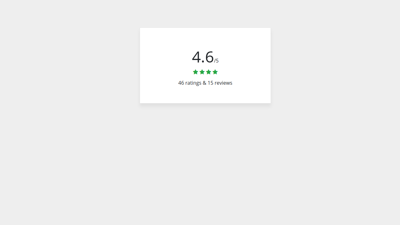 BOOTSTRAP 4 SIMPLE RATING
