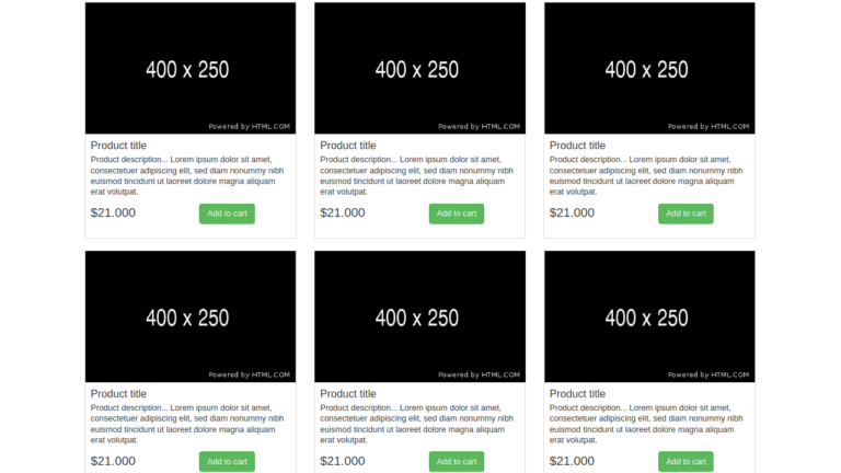BOOTSTRAP GRID LIST VIEW