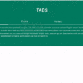 BOOTSTRAP TABS