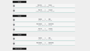 BOOTSTRAP 4 EVENT TIMELINE