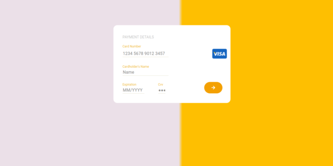 BOOTSTRAP 4 CREDIT CARD PAYMENT FORM