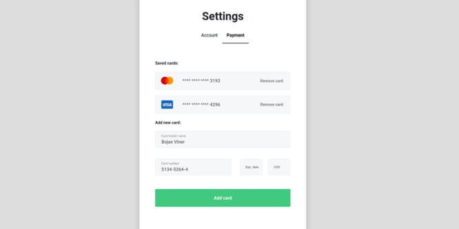 BOOTSTRAP 4 CREDIT CARD PAYMENT FORM TEMPLATE