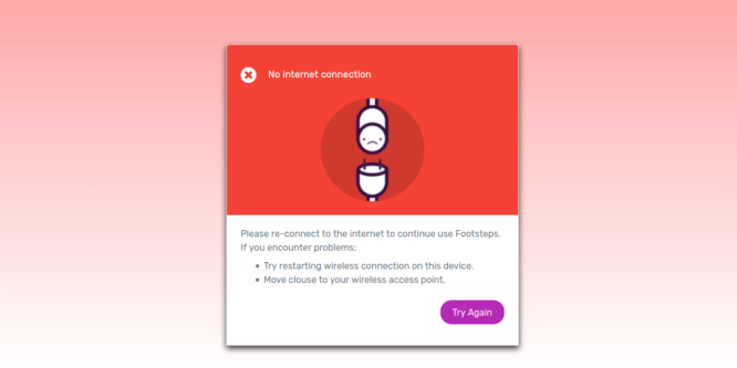 BOOTSTRAP 4 NO INTERNET CONNECTION INFORMATION CARD