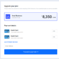 BOOTSTRAP 5 PRICING PLAN WITH CREDIT CARD PAYMENT DETAILS