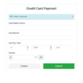 BOOTSTRAP CREDIT CARD PAYMENT