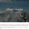 BOOTSTRAP HEADER WITH HTML5 VIDEO BACKGROUND