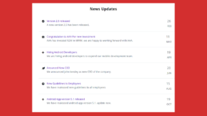 BOOTSTRAP 4 LATEST UPDATES LIST