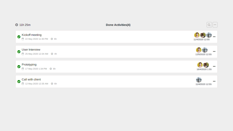 BOOTSTRAP 4 USER TASK LIST TEMPLATE