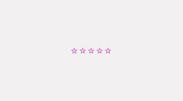 CSS STAR RATING SYSTEM WITH SVG SYMBOL AND USE