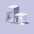 3D MODERN HOUSE – PURE CSS