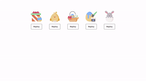 ANIMATED EASTER SVG ICONS