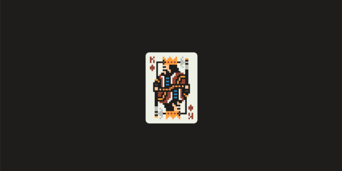 ONE-DIV-8BIT PLAYING CARD