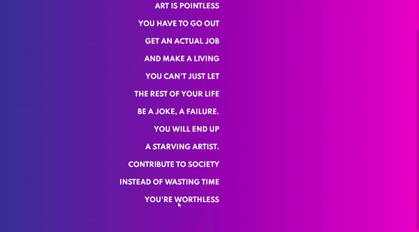 ART IS POINTLESS