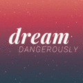 DREAM DANGEROUSLY: SMOKY TEXT ON HOVER