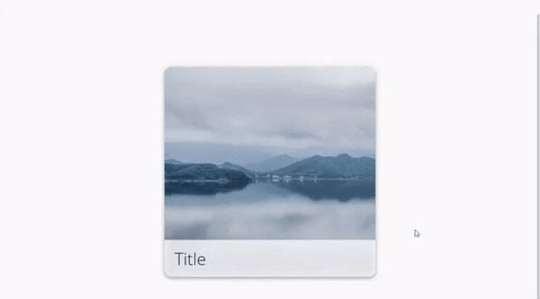 FROSTED GLASS CARD OVERLAY