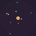 CSS ONLY ANIMATED SOLAR SYSTEM