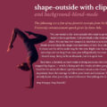 SHAPE-OUTSIDE WITH CLIP-PATH